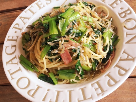 休日の時短ランチ☆万能ふりかけでペペロンチーノ☆